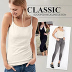 Essentials Cup Padded Cotton High Coverage Camisole Bra with Adjustable Strap | Skin Tone | White | Black