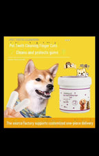 Disposable Dental Finger Wipes For Pets