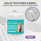Disposable Dental Finger Wipes For Pets