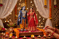 Gaura Vani - Shri Ram & Sita Divine Jodi | Premium Gift Box with Dhanush, Kalash & Moti Mala